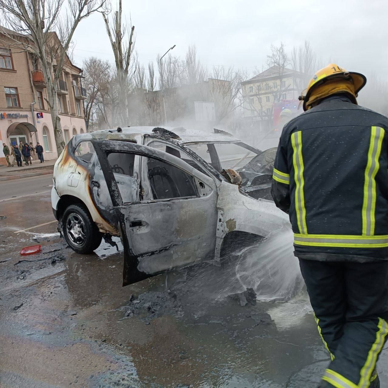 В оккупированном Мелитополе взорвали авто предателя Украины: появились подробности. Фото