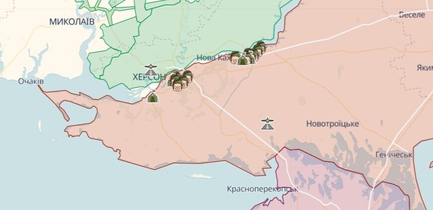 На Херсонском направлении между российскими военными и силовиками нарастает напряжение, идет раздел власти – ЦНС