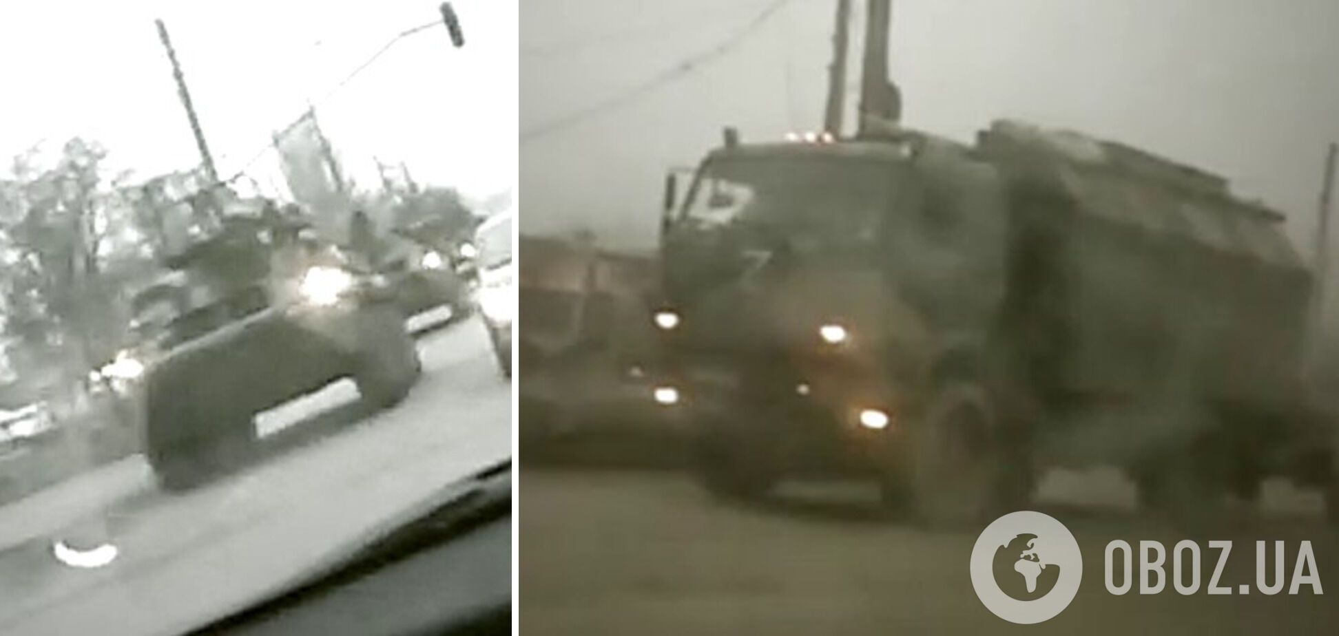 Враг стягивает силы: большая колонна военной техники РФ двинулась в направлении Бердянска и Мелитополя. Видео