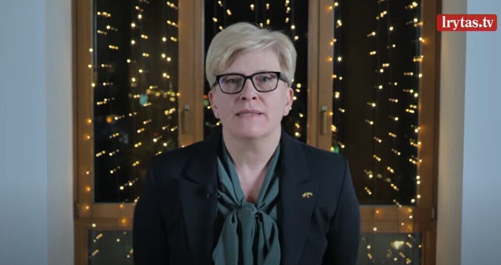 ''Надо искренне верить'': премьер Литвы в рождественском поздравлении призвала поддерживать жителей Украины