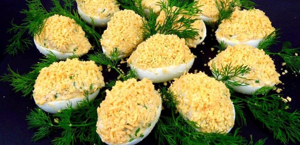 Рецепт фаршированих яєць із смачною начинкою
