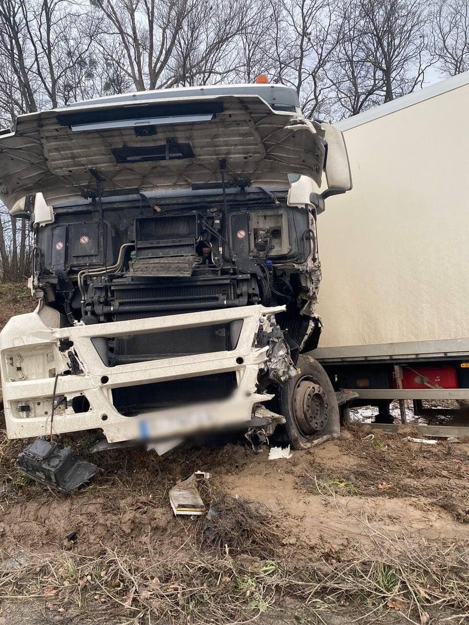 В Киевской области произошло лобовое столкновение легковушки и грузовика: есть погибший. Фото