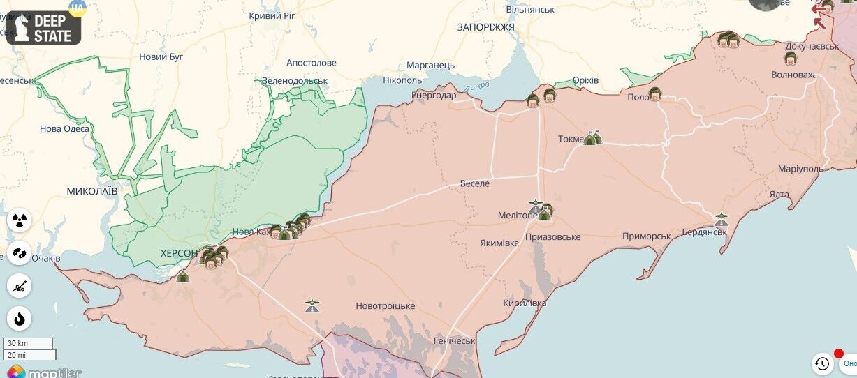 ЗСУ провели скорочення армії РФ на Запорізькому напрямку, окупанти кинули Росгвардію на пошук 200 дезертирів у Приморську – Генштаб