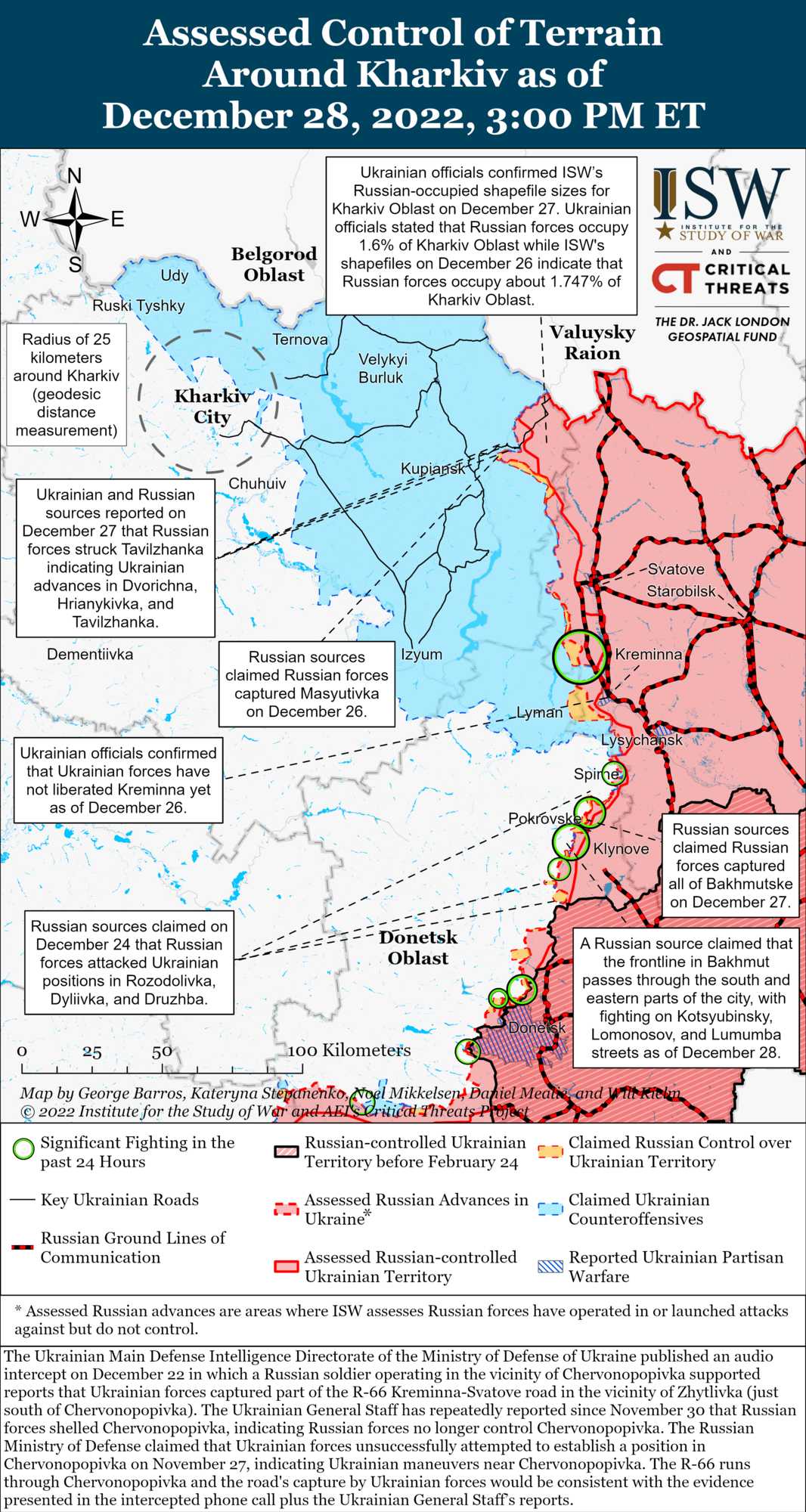 Войска РФ достигли кульминации вокруг Бахмута, стягивают силы на Луганщину и готовятся к "решительным действиям" – ISW