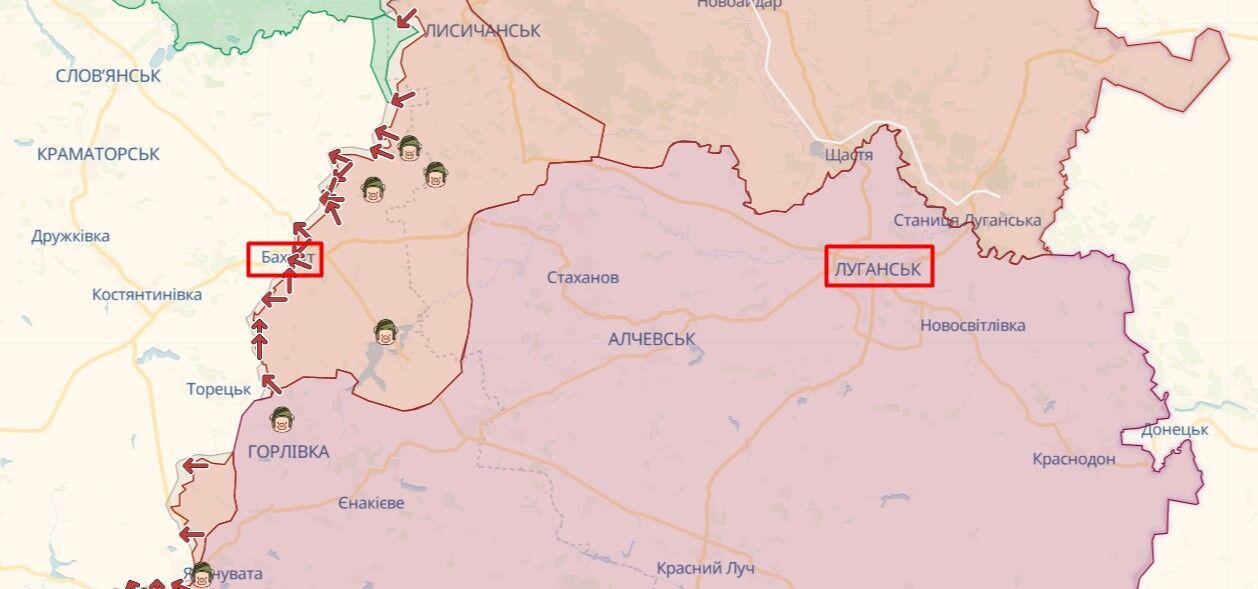 Війська РФ досягли кульмінації довкола Бахмута, стягують сили на Луганщину й готуються до ''рішучих дій'' – ISW
