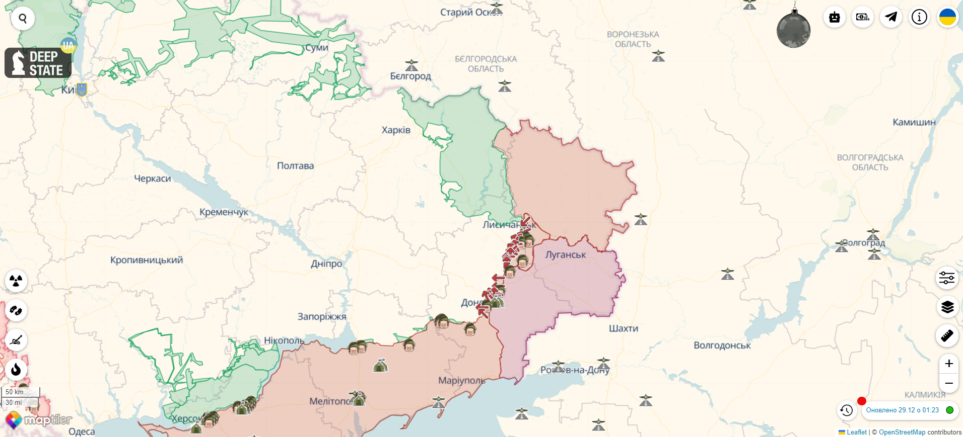 У Бердянську Сили оборони ліквідували 50 окупантів, загарбники привезли в Маріуполь медичне обладнання для розгортання шпиталю – Генштаб