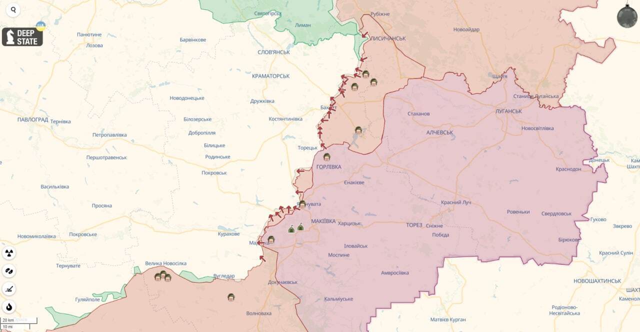 "Демилитаризация" оккупантов добралась до Донецка, войска РФ четвертый месяц не прекращают штурмовать Бахмут – Генштаб