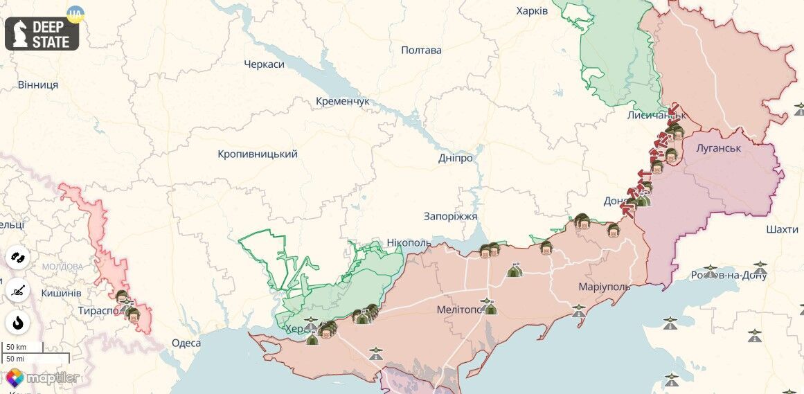 Ворог зазнає серйозних втрат на Донбасі, але продовжує наступ біля Бахмута й Авдіївки – Генштаб