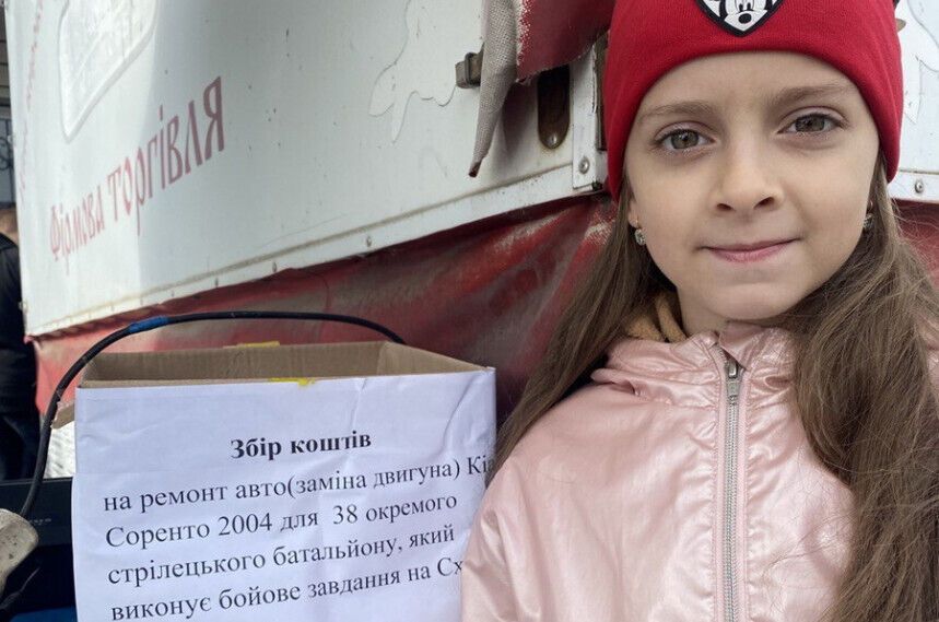 На Вінниччині 8-річна дівчинка зібрала 100 тисяч гривень для ЗСУ, граючи на піаніно: її батько на фронті захищає Україну. Фото