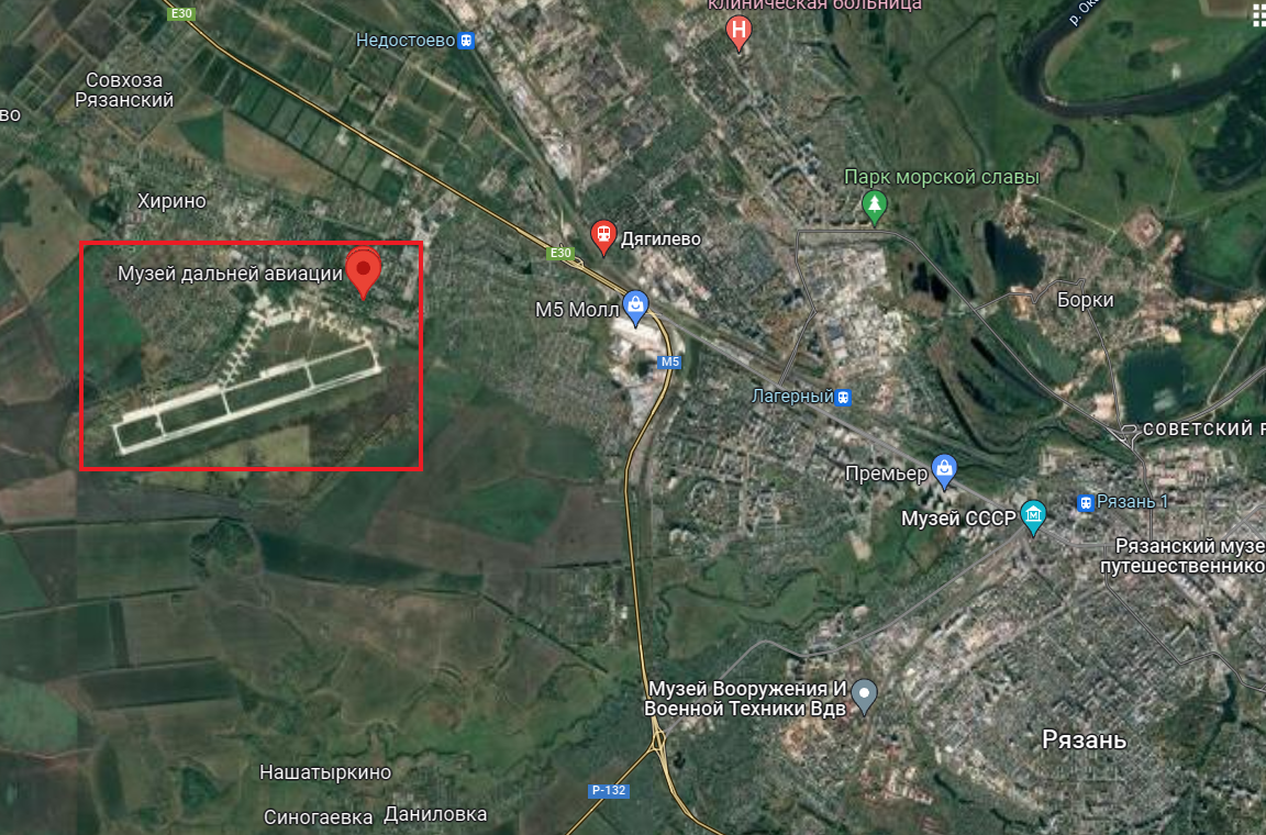 З’явилися перші фото російського бомбардувальника Ту-22М3 і паливозаправника на аеродромі ''Дягілєво'' біля Рязані, який було уражено БПЛА