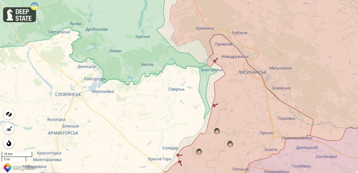 Оккупанты штурмуют Белогоровку и Бахмут, ВСУ уже недалеко от Кременной: Гайдай о ситуации на Луганщине