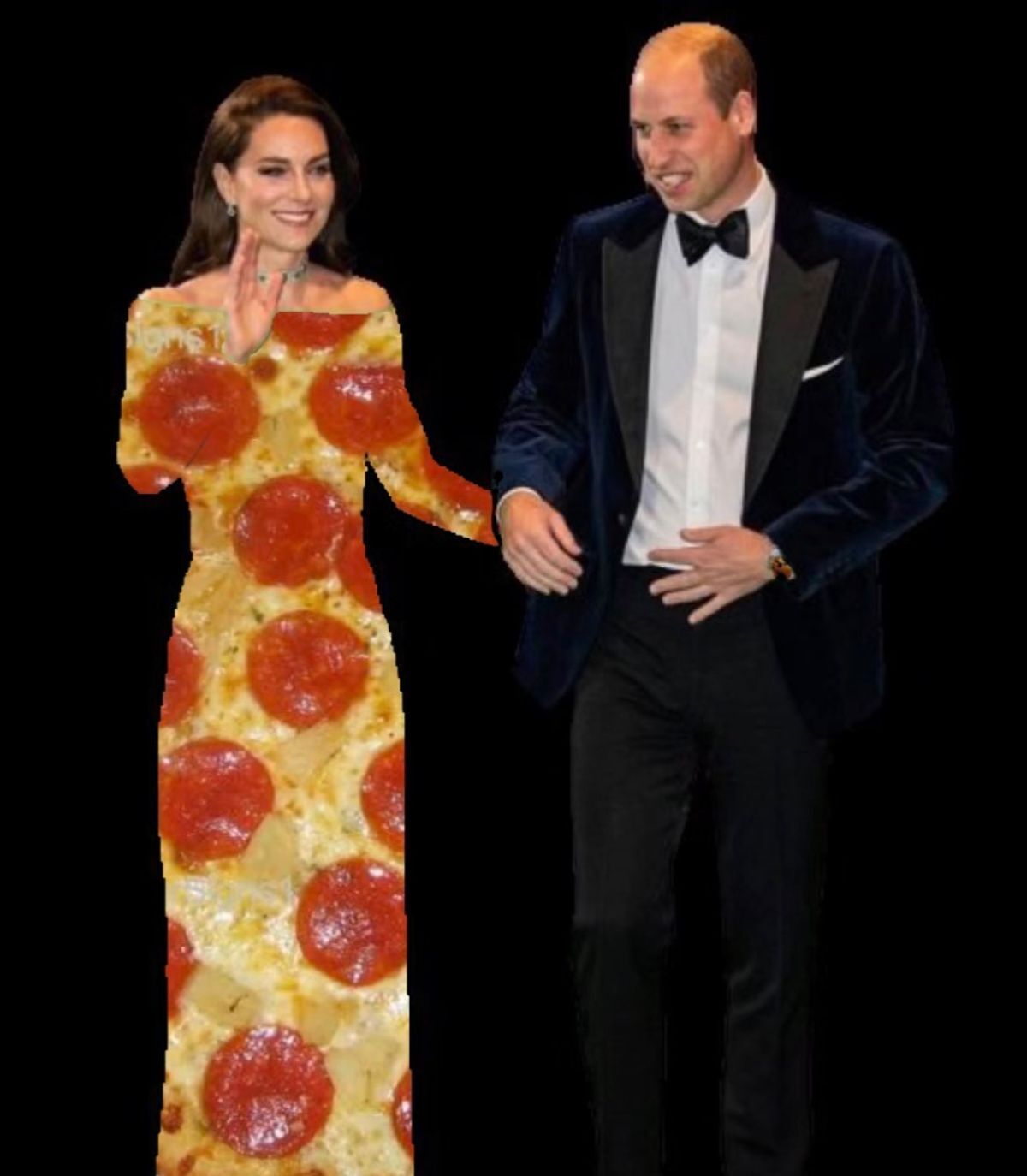 Вбрання Кейт Міддлтон стало предметом для жартів у мережі: чому розкішна сукня породила меми. Фото