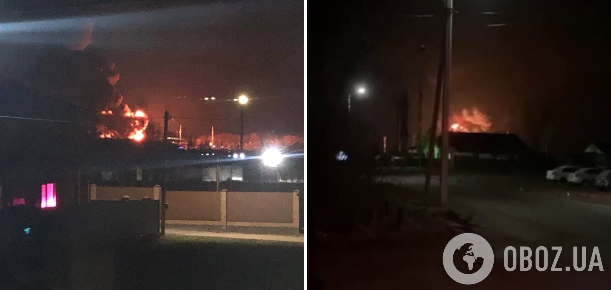 У Росії заявили про атаку на аеродром у Курську: спалахнула пожежа