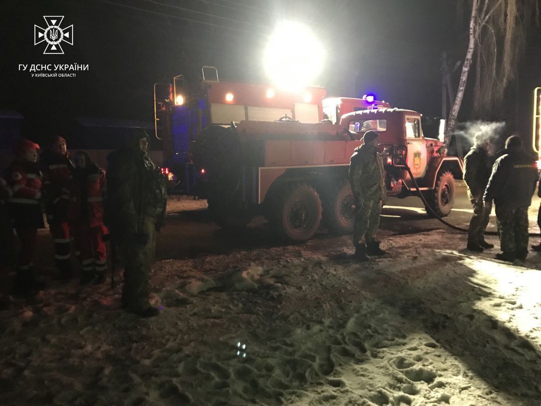 На Київщині під час пожежі в приватному будинку загинули чоловік та жінка