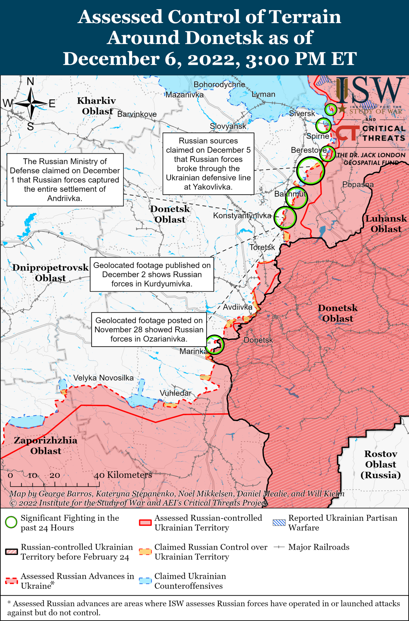 ЗСУ досягли успіхів на Харківщині, а окупантам не вдалося оточити Бахмут: аналіз бойових дій від ISW