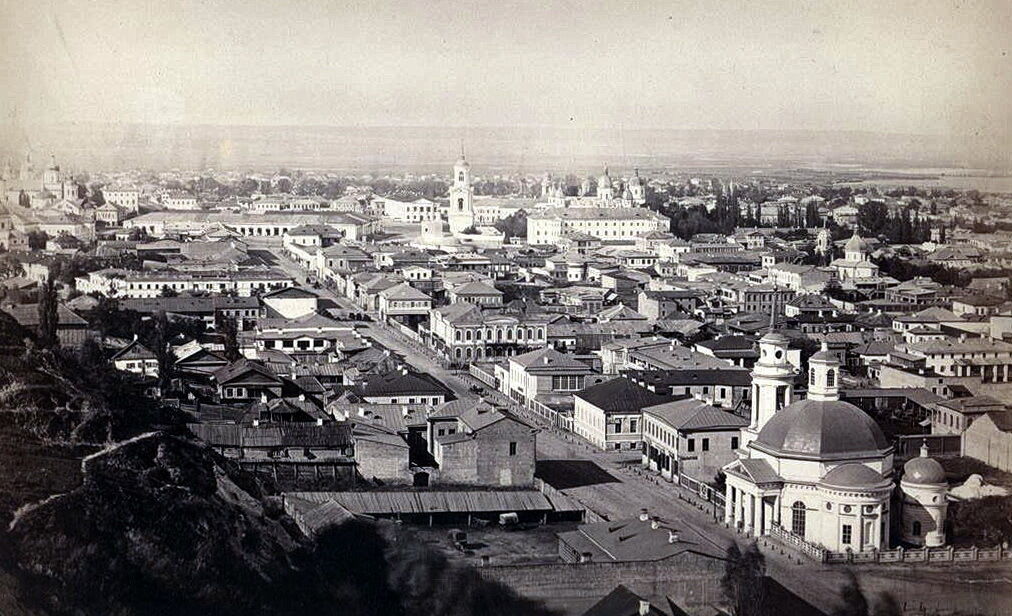 В сети показали уникальную панораму Подола в 1870-х годах в Киеве, которого больше не существует. Фото