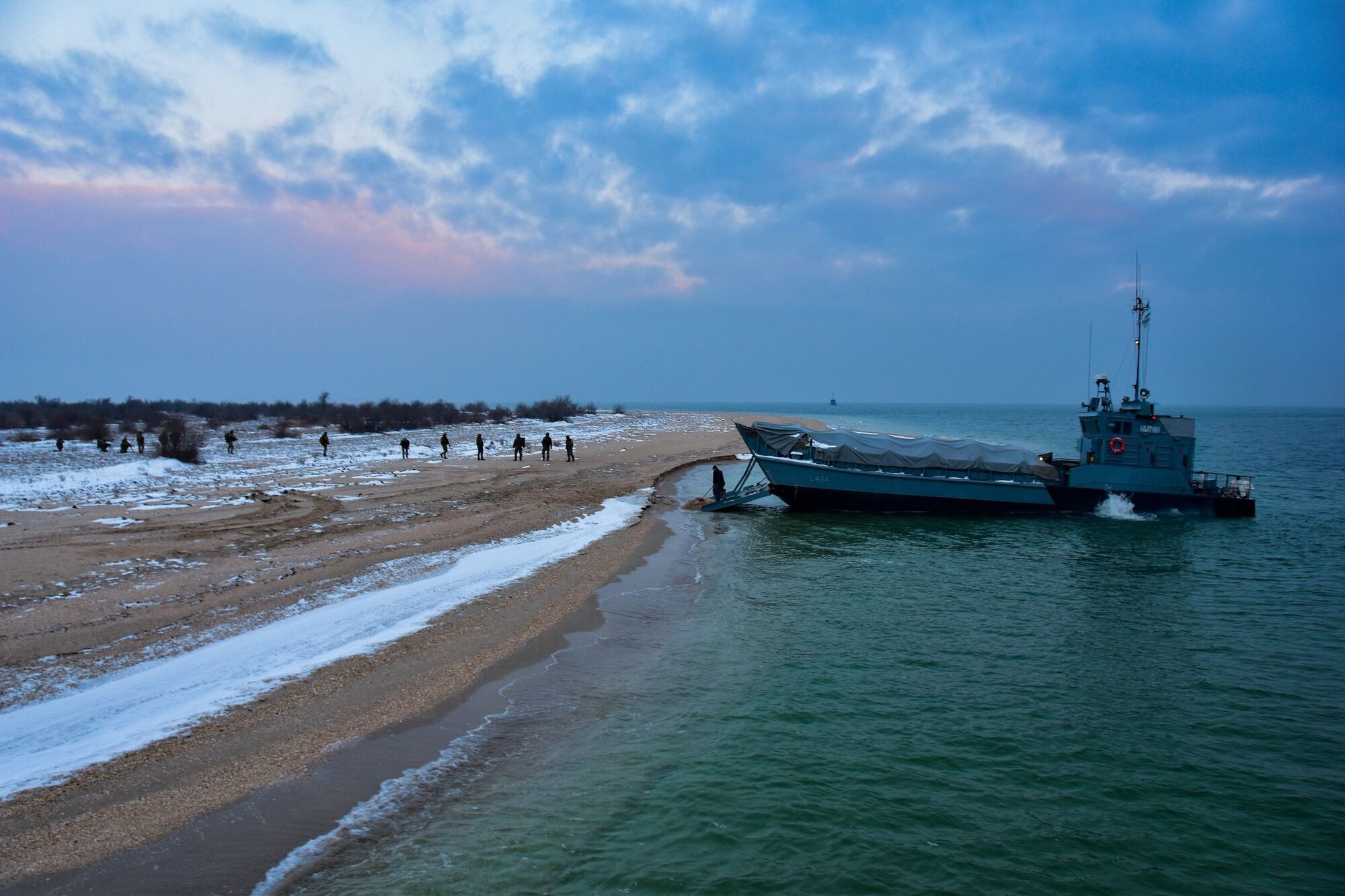 Разведчики ВМС ВС Украины провели обучение в Черном море