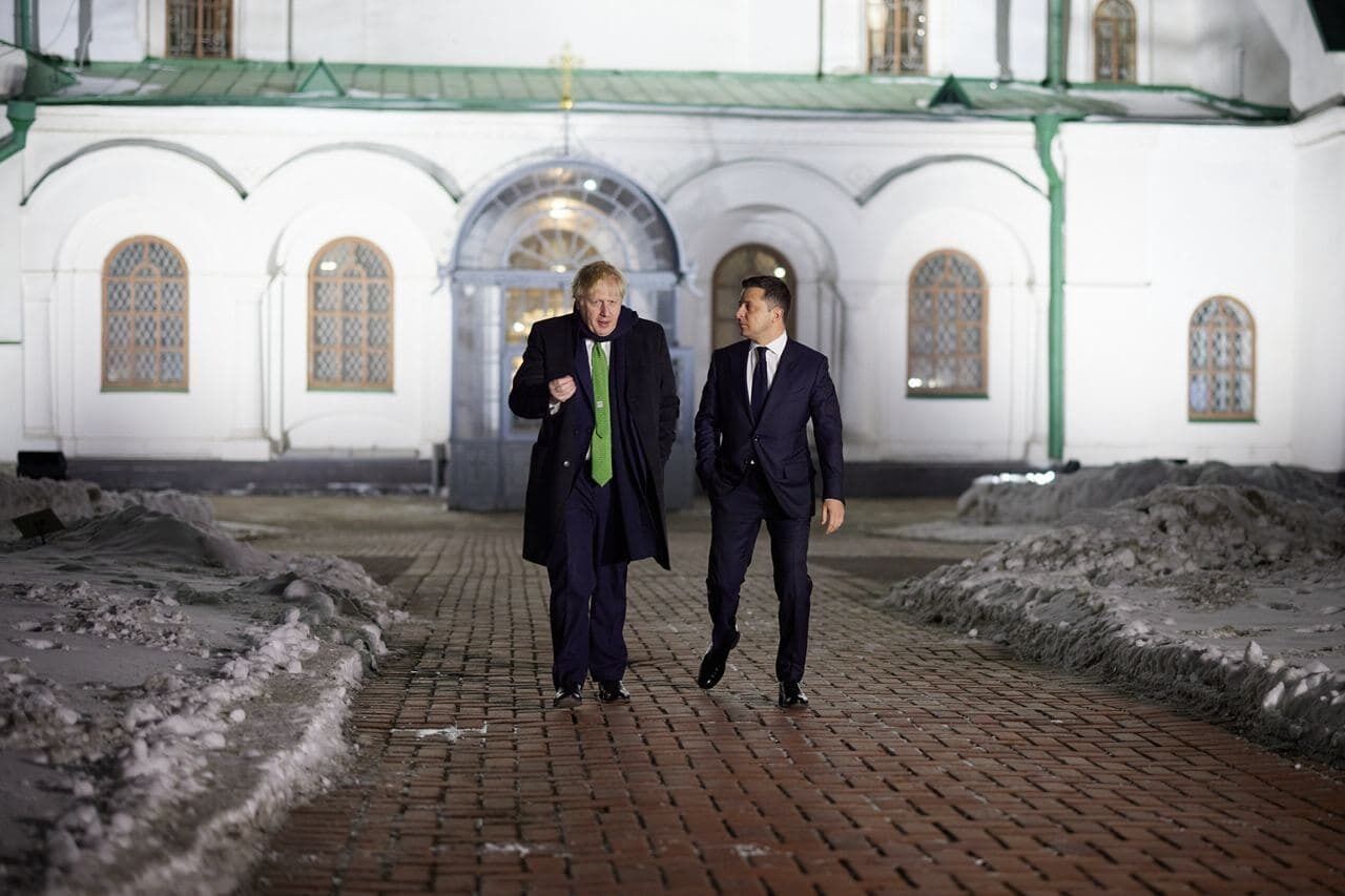 Джонсон вместе с Зеленским посетили "Софию Киевскую".