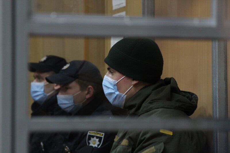 Артемий Рябчук в зале суда.
