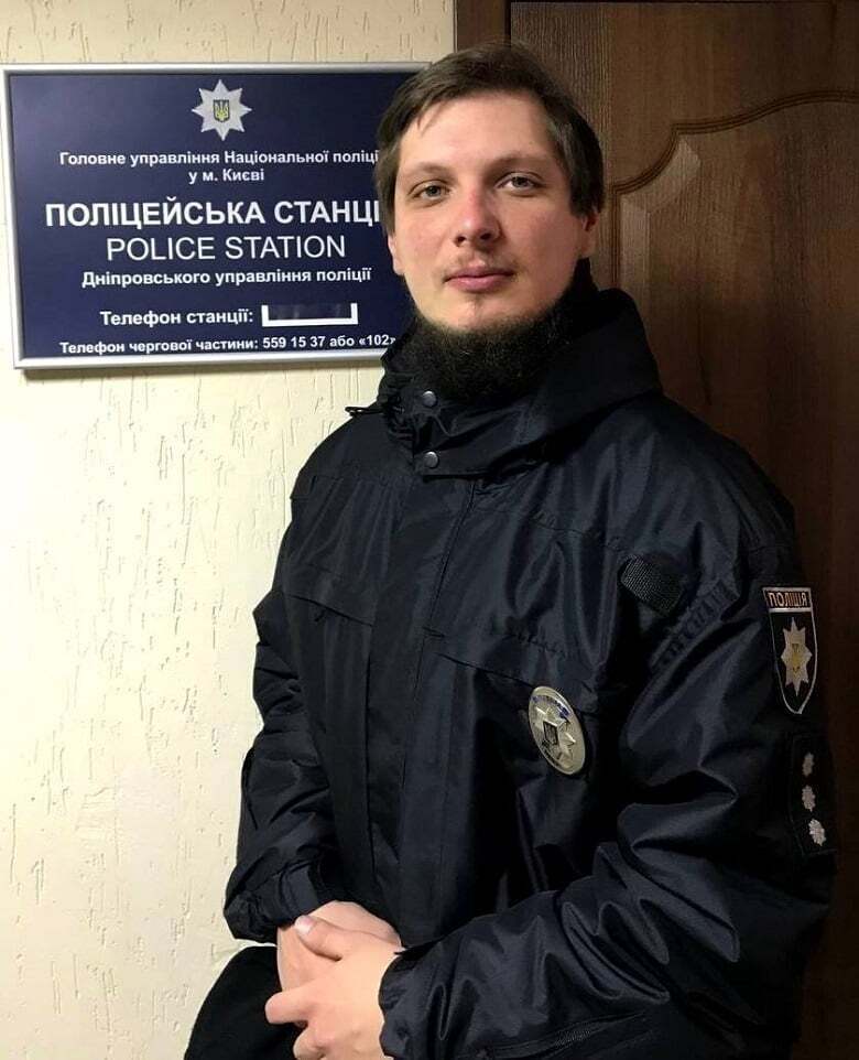 Старший лейтенант полиции Валентин Павленко.