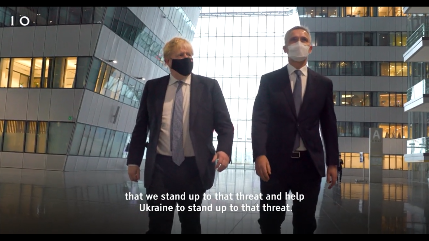 Джонсон встретился со Столтенбергом