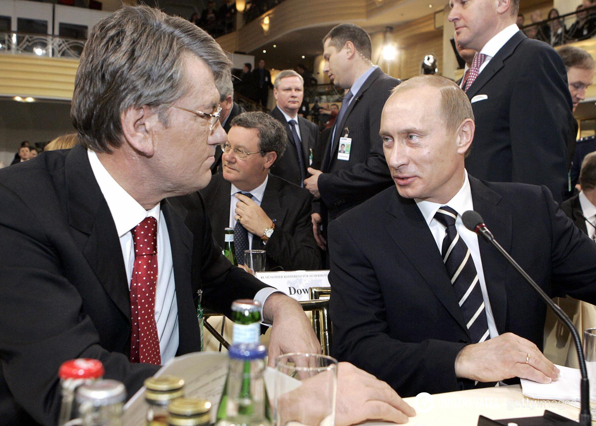 Віктор Ющенко та Володимир Путін на Мюнхенській конференції