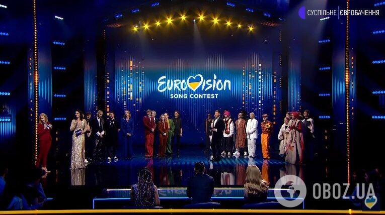 Скриншот эфира Суспільне Євробачення