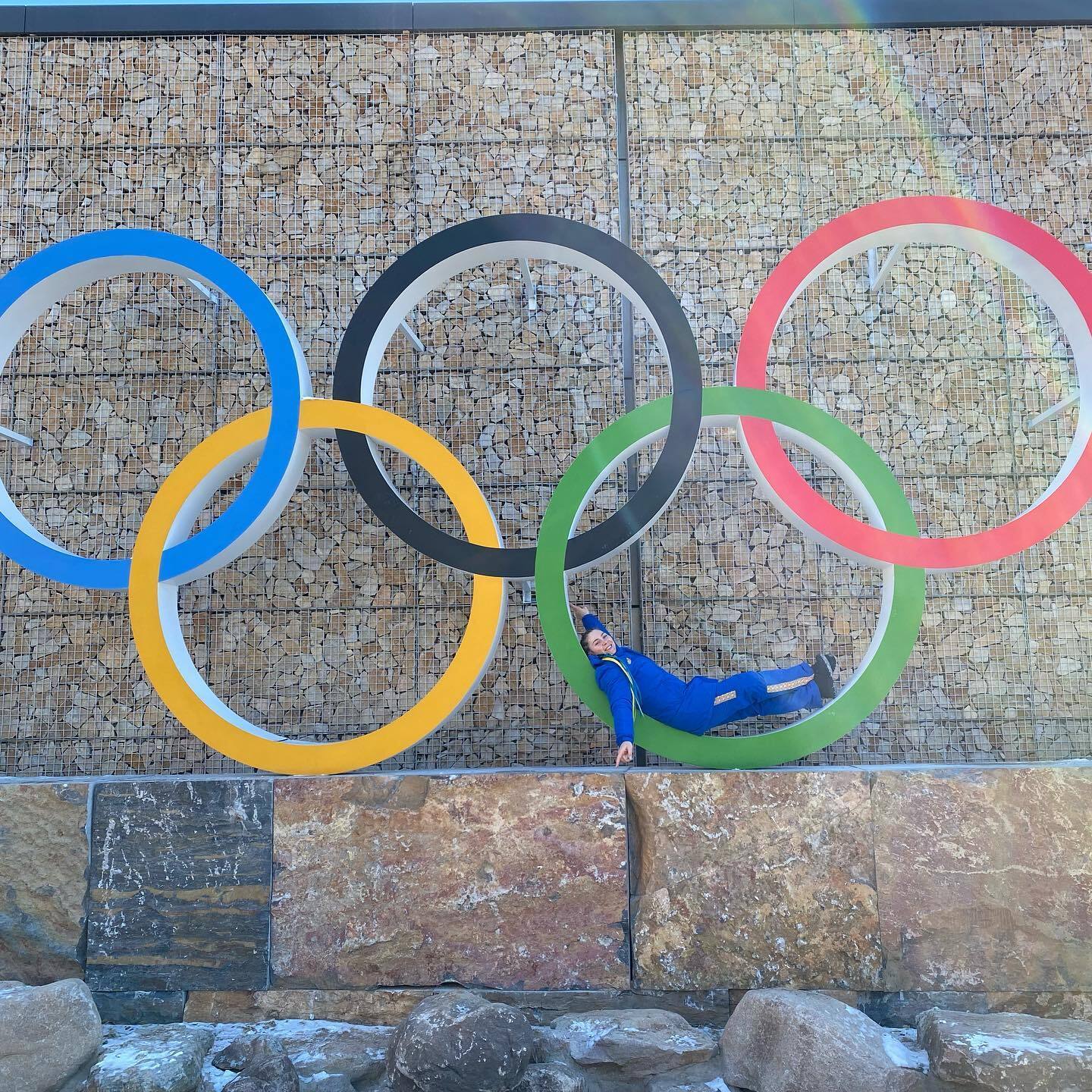 Лідія Гунько виступає на ОІ-2022