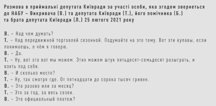 Скриншот видео НАБУ.