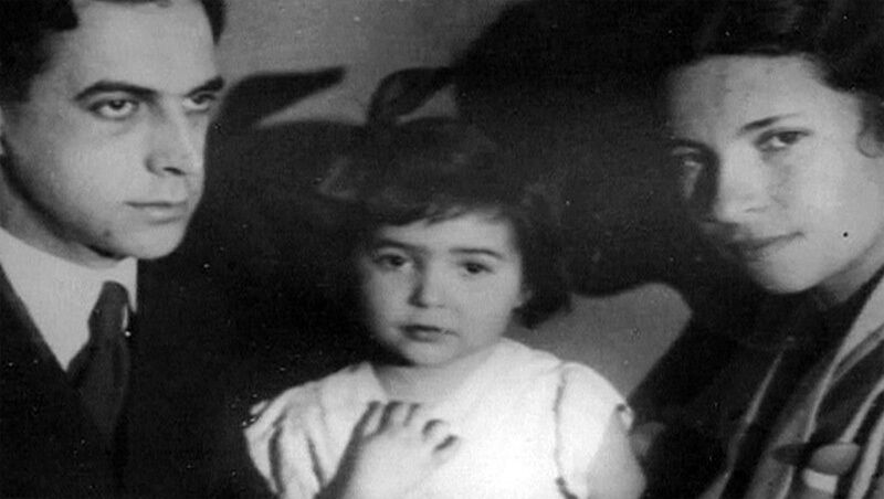 Агнія Барто з дочкою Тетяною та чоловіком Андрієм Щегляєвим