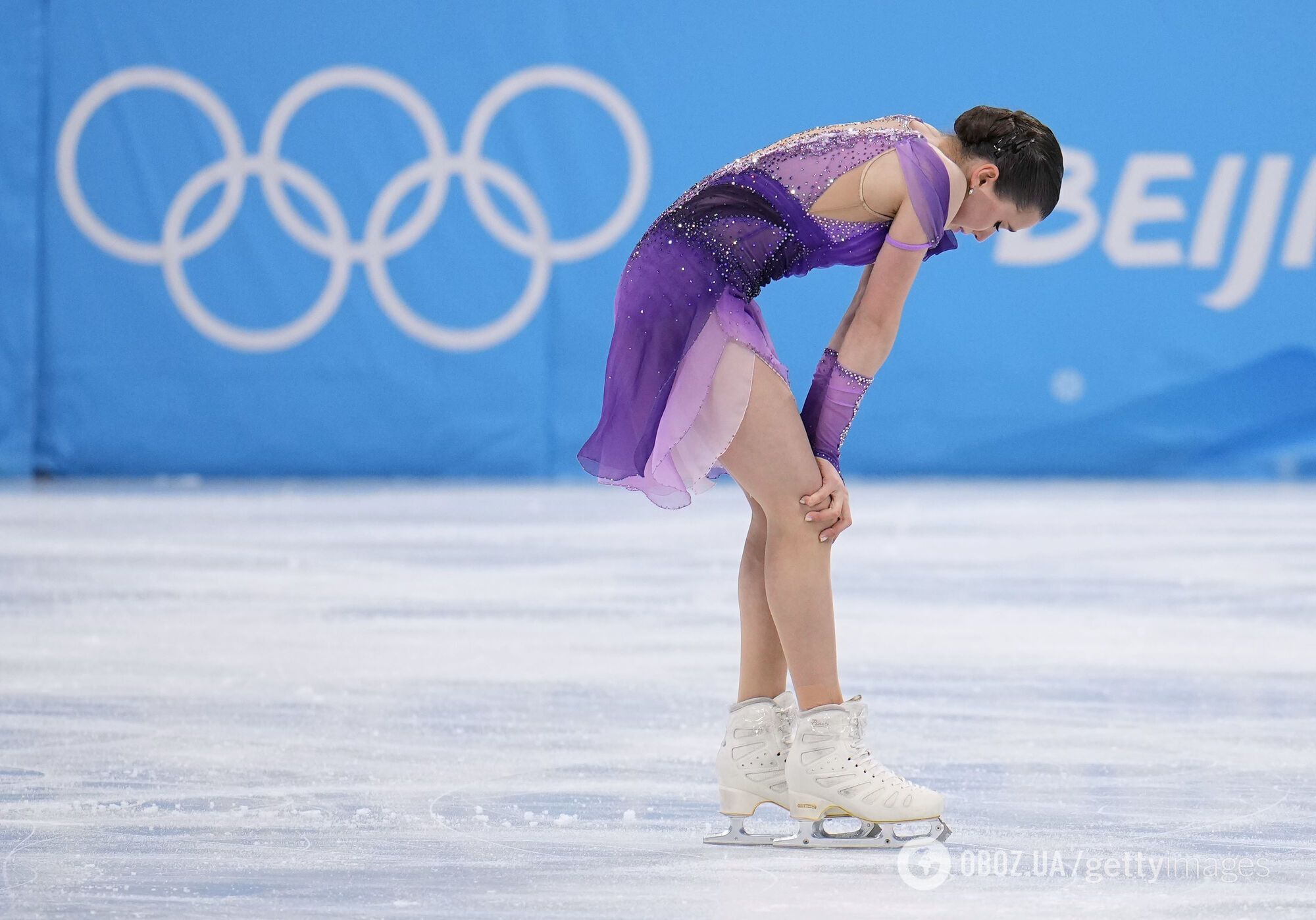 Каміла Валієва ледь не зірвала стрибок на Олімпіаді.