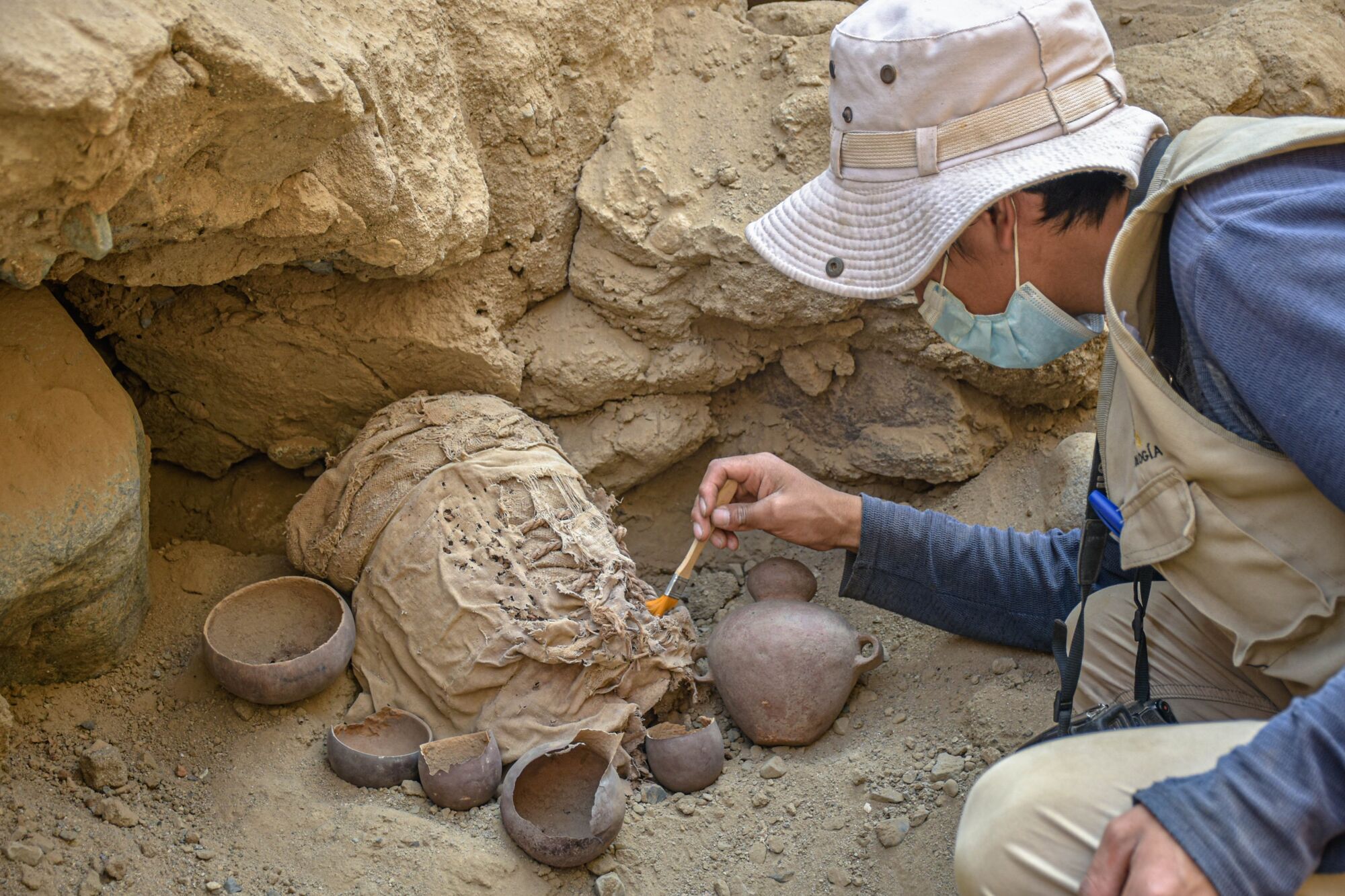 В Перу нашли ритуальное захоронение детей: мумиям до 1200 лет. Фото