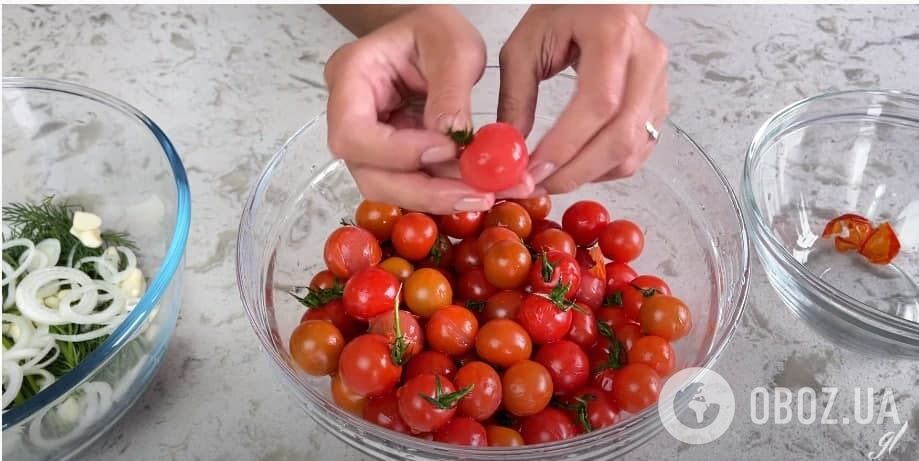Очищення помідорів від шкірки