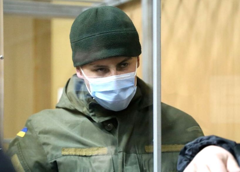 Артемій Рябчук у суді під час обрання запобіжного заходу.