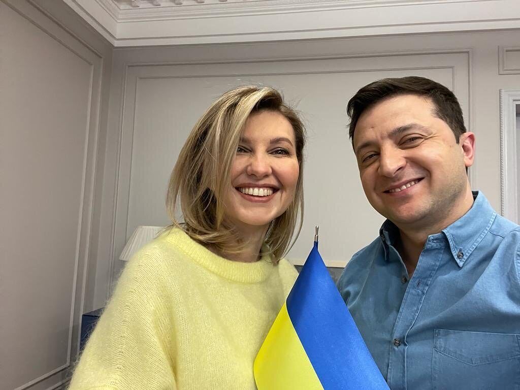 Первая леди и президент Украины в День единения
