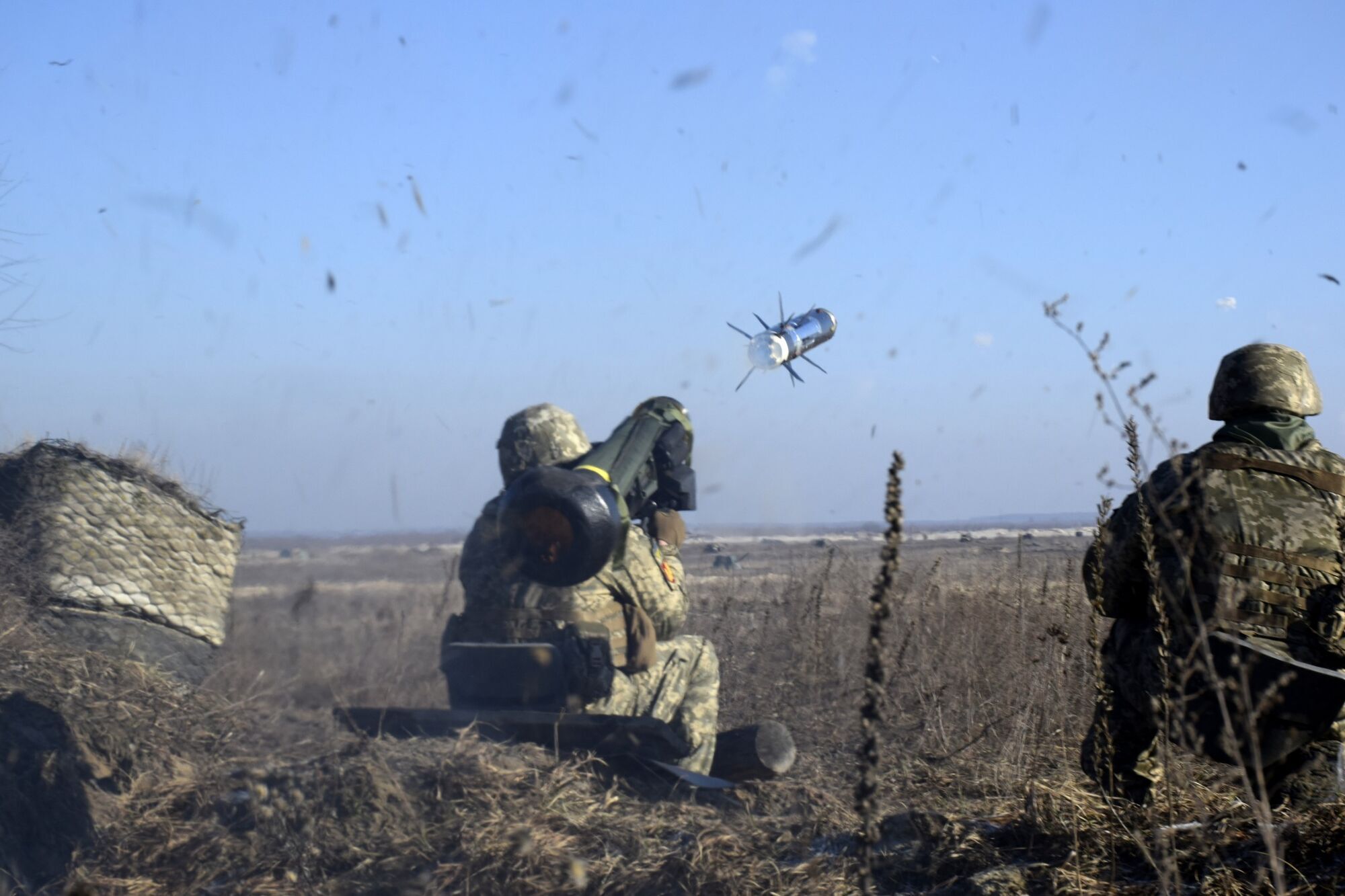 Украинские военные провели стрельбы из Javelin