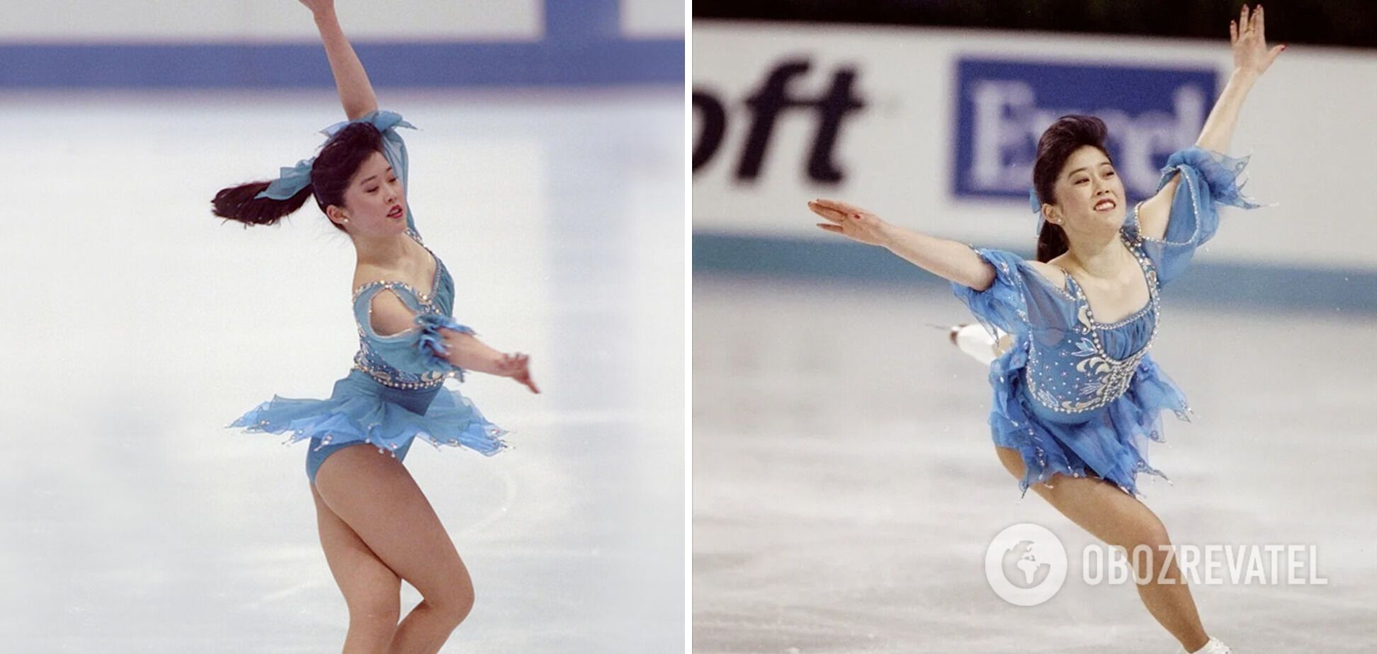 Кристи Ямагучи выступала на Олимпиаде 1992 года.