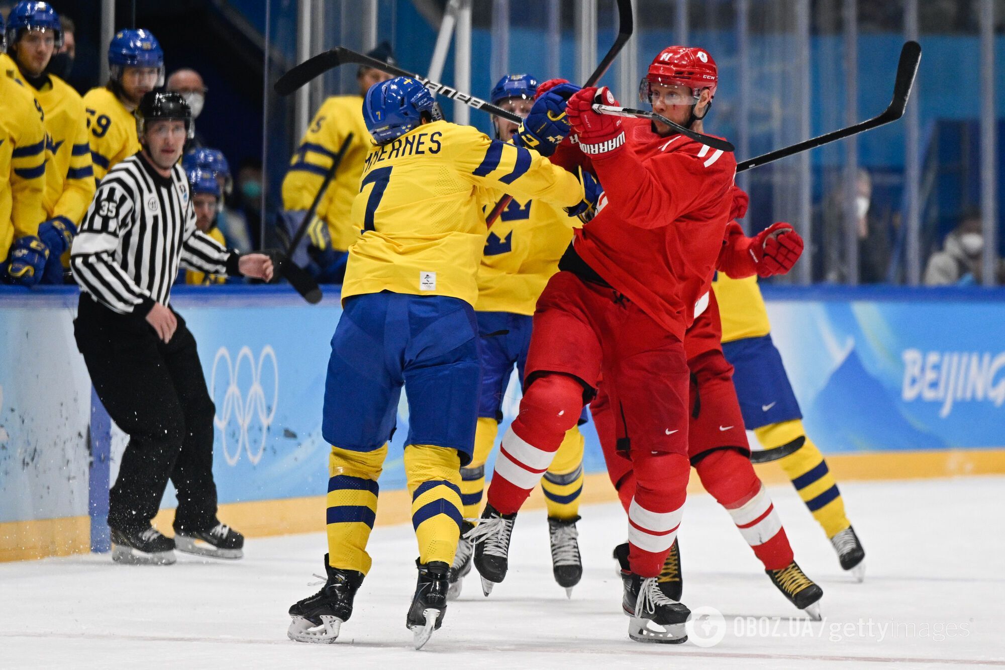 Швеция и Россия показали интересный хоккей.