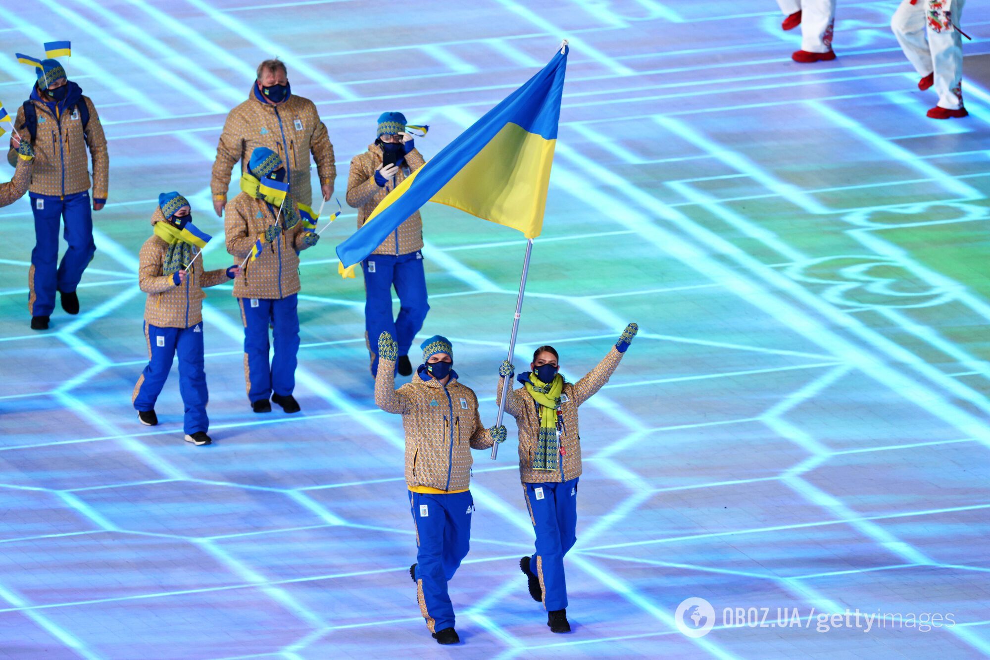 Украина на церемонии открытия Игр-2022