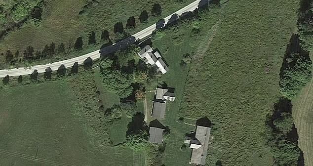 Спутниковый снимок фермы.