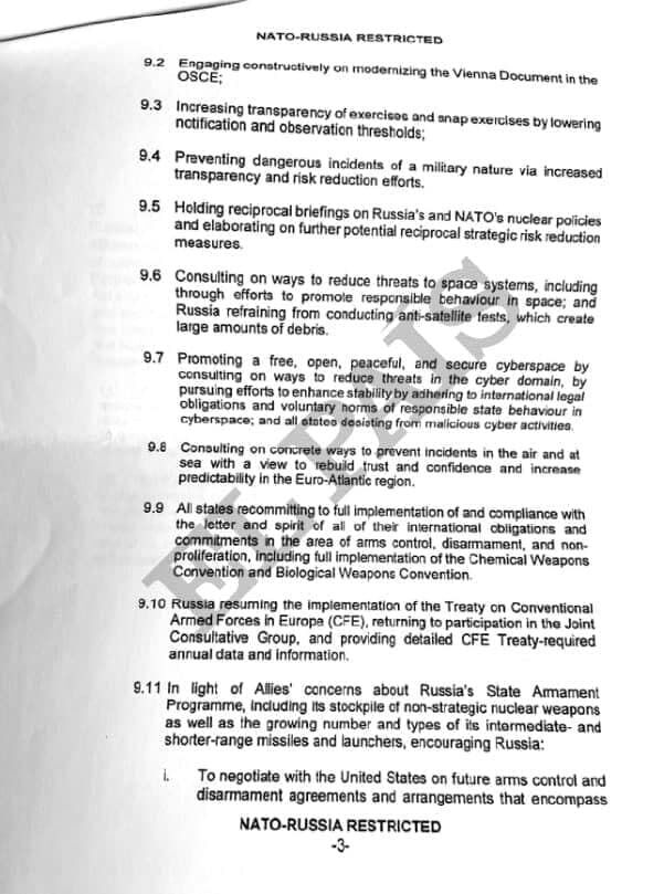 ЗМІ опублікували відповіді США та НАТО на російські "гарантії безпеки"