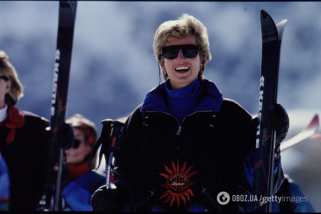 Принцеса Діана на гірськолижному курорті в Австрії (1994).