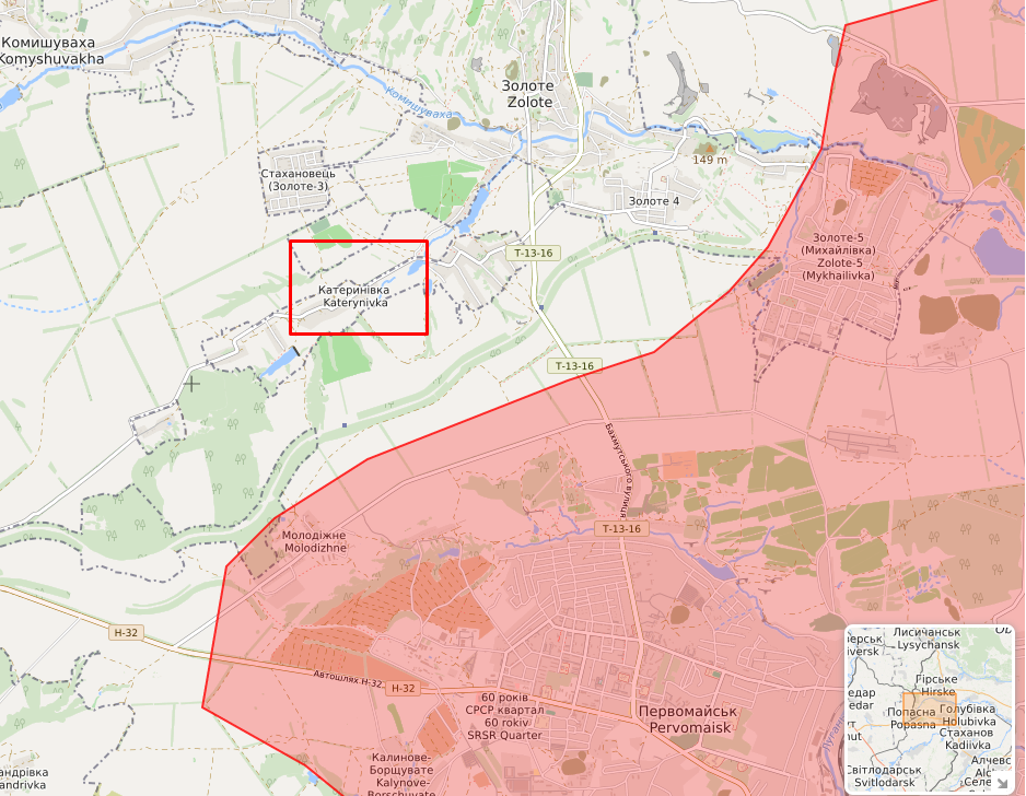 Боевик сдался в районе Катериновки.