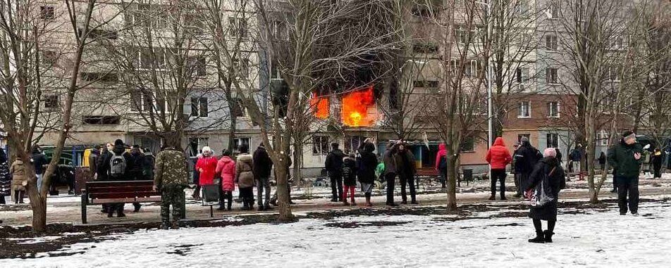 Пожежу, яка виникла після вибуху, ліквідували.