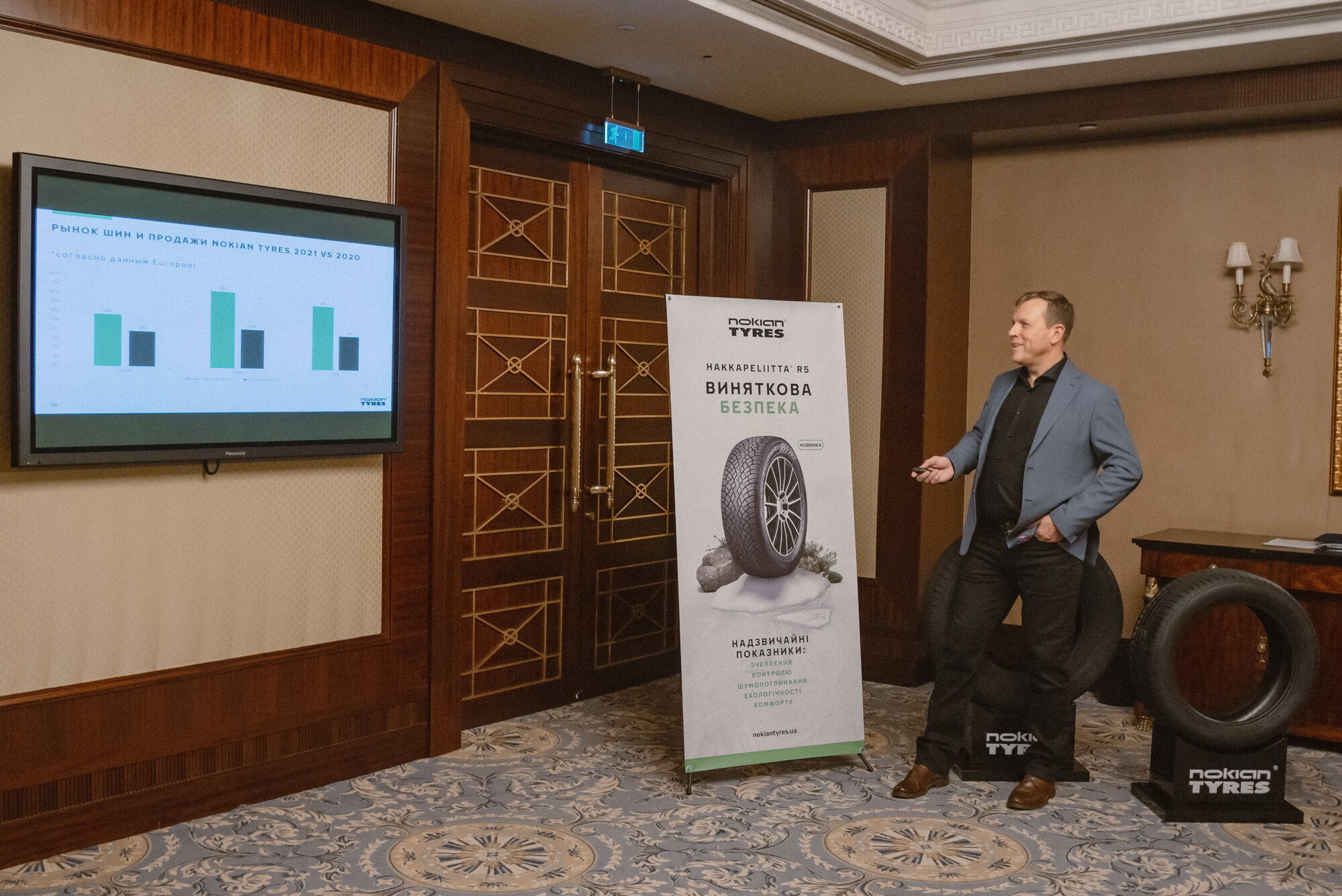 Директор представництва Nokian Tyres в Україні Костянтин Анісімов повідомив, що продаж Nokian Tyres в Україні зріс на 41% порівняно з 2020 роком
