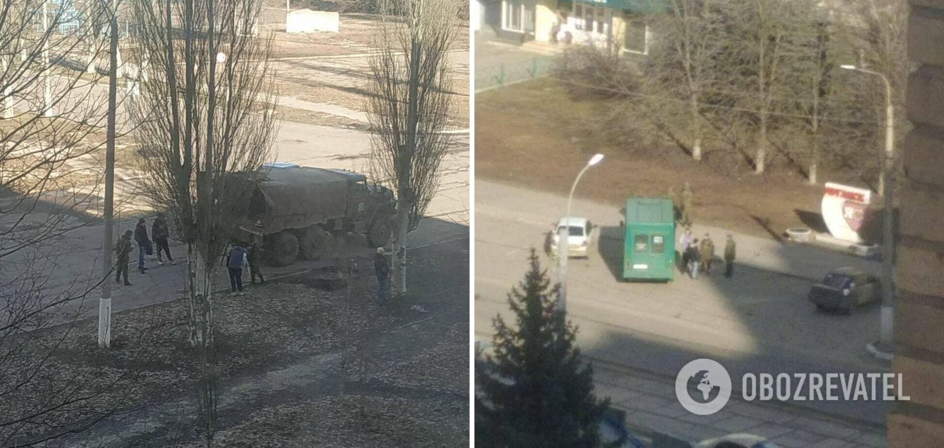 Насильницька мобілізація у Луганську.