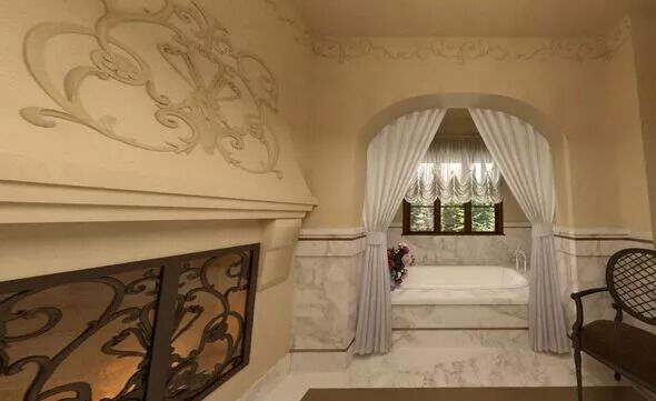 В ванной Меган Маркл и принца Гарри есть римские шторы.
