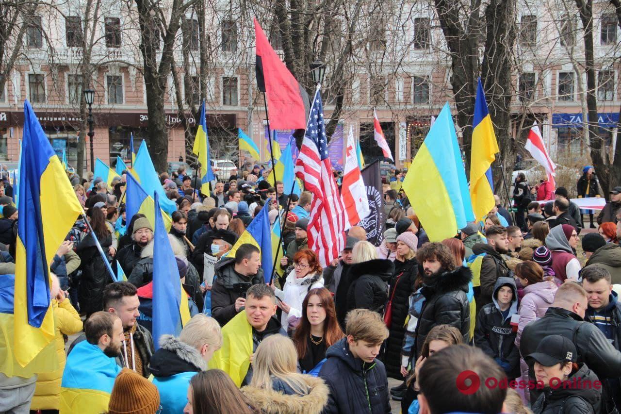 Участники одесского Марша Единства 20 февраля