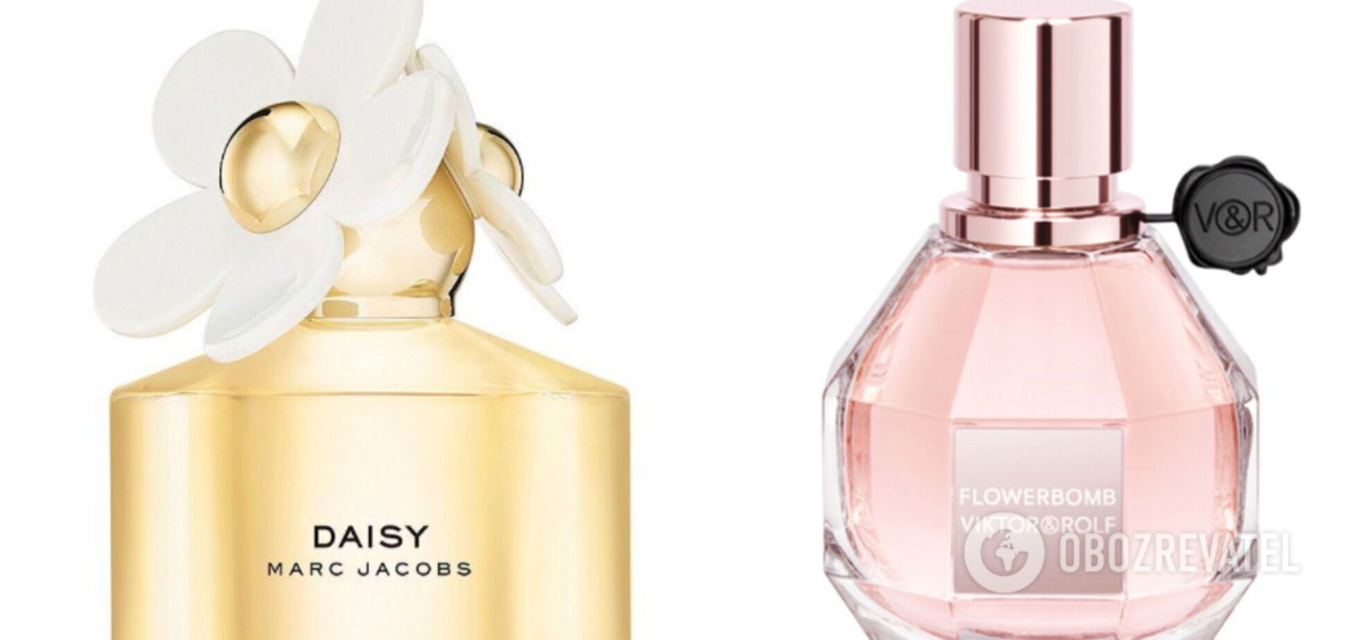 Daisy Eau de Toilette та Flowerbomb Eau de Parfum