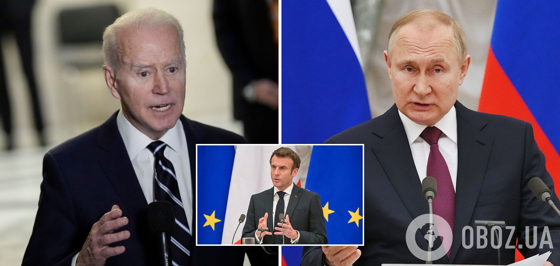 Домовленості Байдена і Путіна щодо саміту послідували за серією телефонних дзвінків Макрона